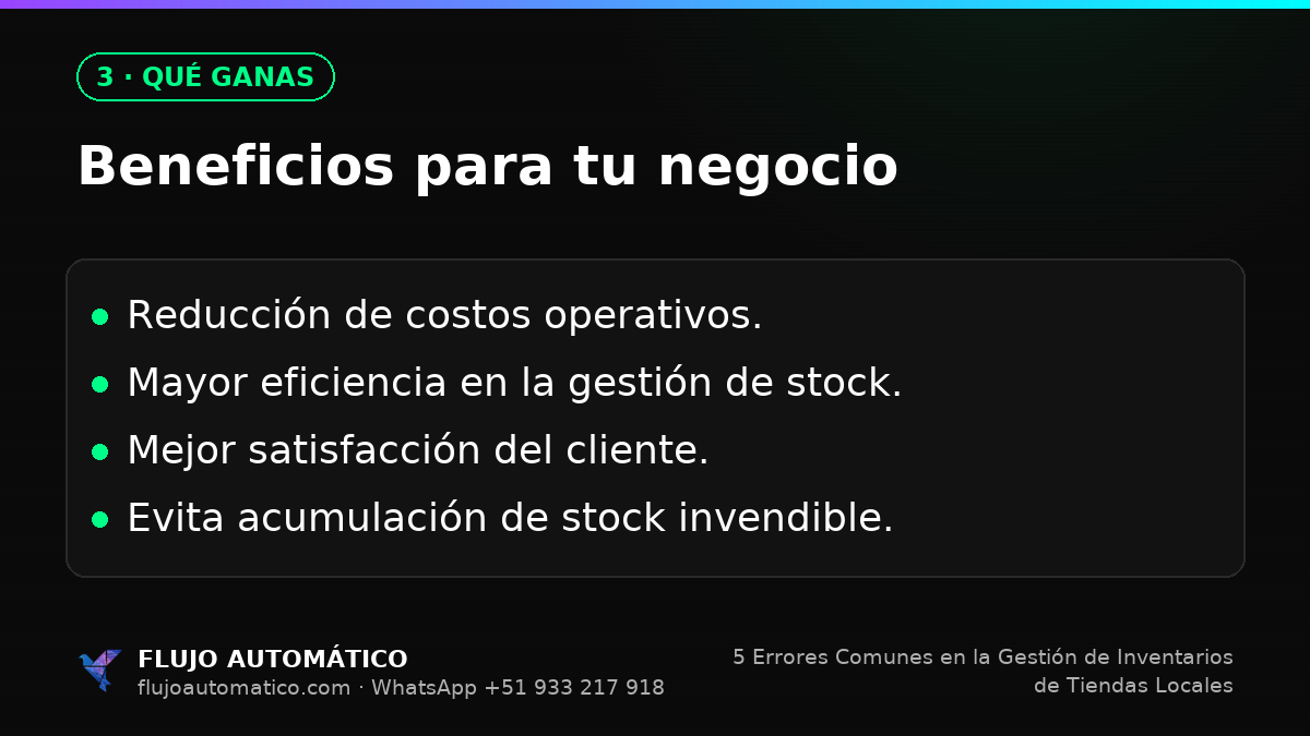 Qué ganas: Beneficios para tu negocio