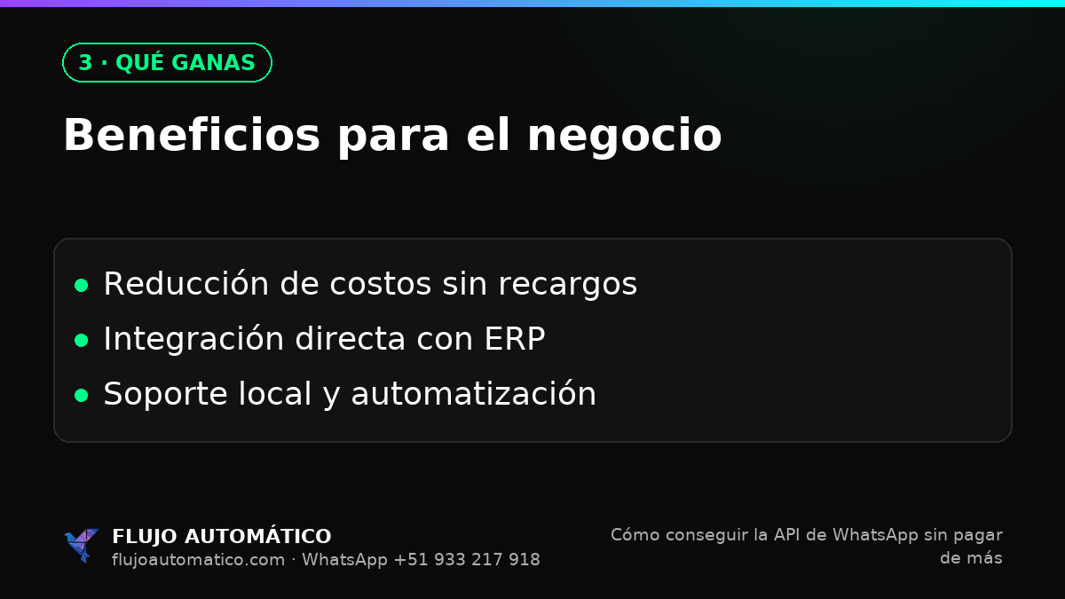 Qué ganas: Beneficios para el negocio