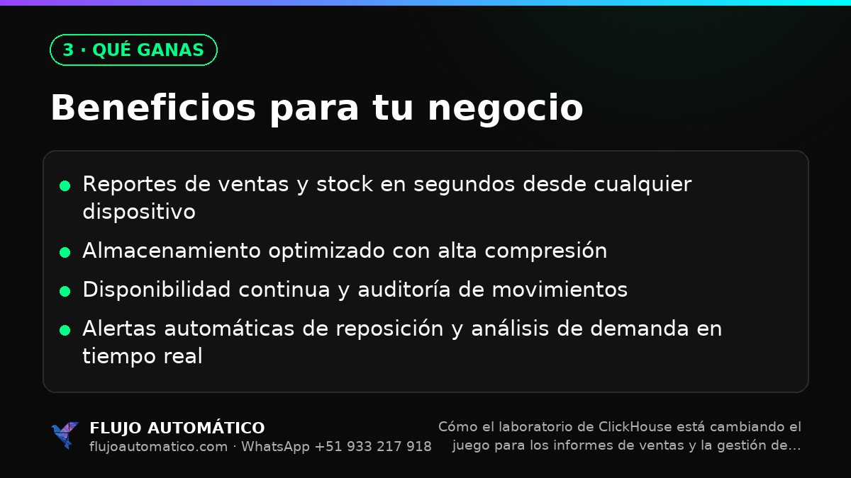 Qué ganas: Beneficios para tu negocio