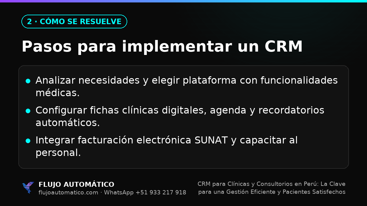 Cómo se resuelve: Pasos para implementar un CRM