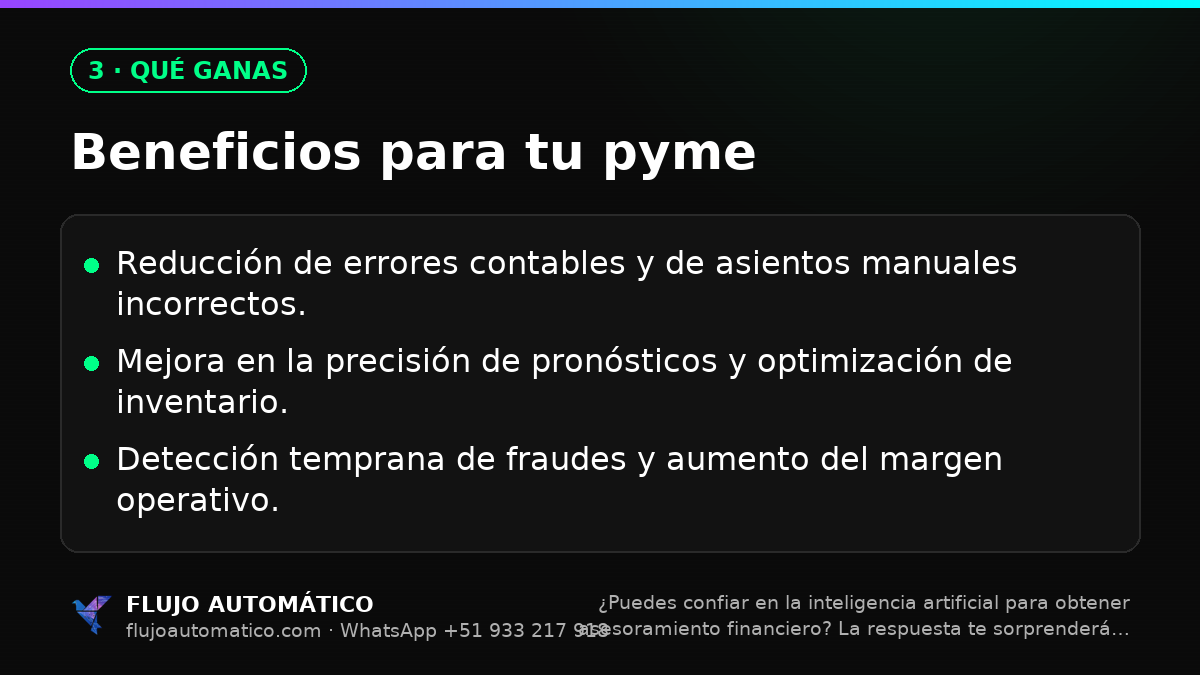 Qué ganas: Beneficios para tu pyme